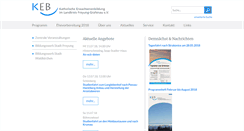 Desktop Screenshot of keb-freyung.de